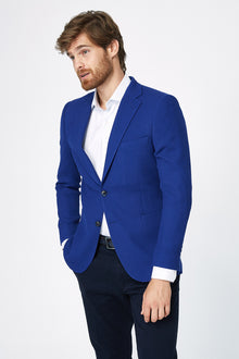 Koyu Mavi Spor Yün Ceket