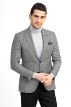 Orta Füme İtalyan Kaşmir Ceket