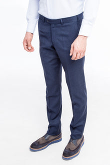 Mavi 6 Drop Regular Fit Standart Kesim ?talyan Yün Flanel Kuma? Pantolon-Abdullah Ki??l?