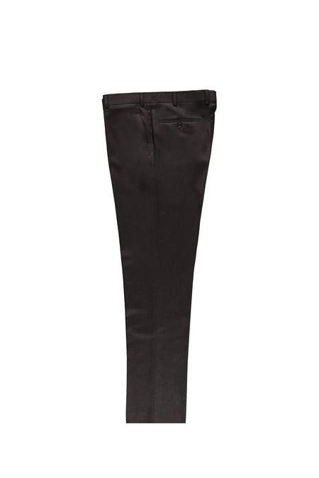 Kahve 	İtalyan Yün Flanel Kumaş Pantolon