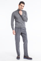 Orta Füme İNT.VELCOREX KADİFE PNT. Likralı