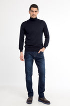Mavi Slim Fit Dar Kesim Likral? Denim Pantolon-Abdullah Ki??l?