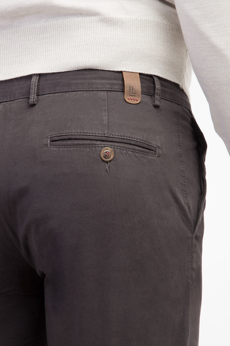 Haki Regular Fit Likralı Kanvas / Chino Pantolon