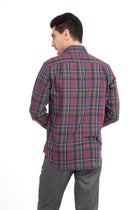 Bordo Ak Kz Ekose Tas Spor Göm