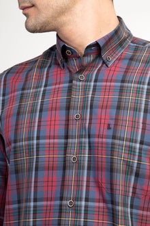 Bordo Ak Kz Ekose Tas Spor Göm