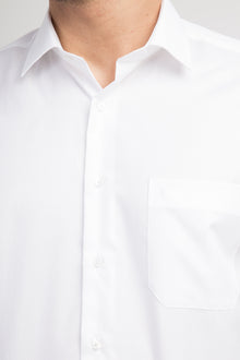 Beyaz İtalyan Uzun Kol Klasik Kolay Ütülenir Pamuk Gömlek