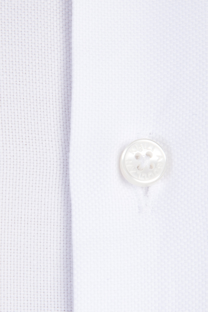 Beyaz Uzun Kol Regular Fit Oxford Pamuk Gömlek