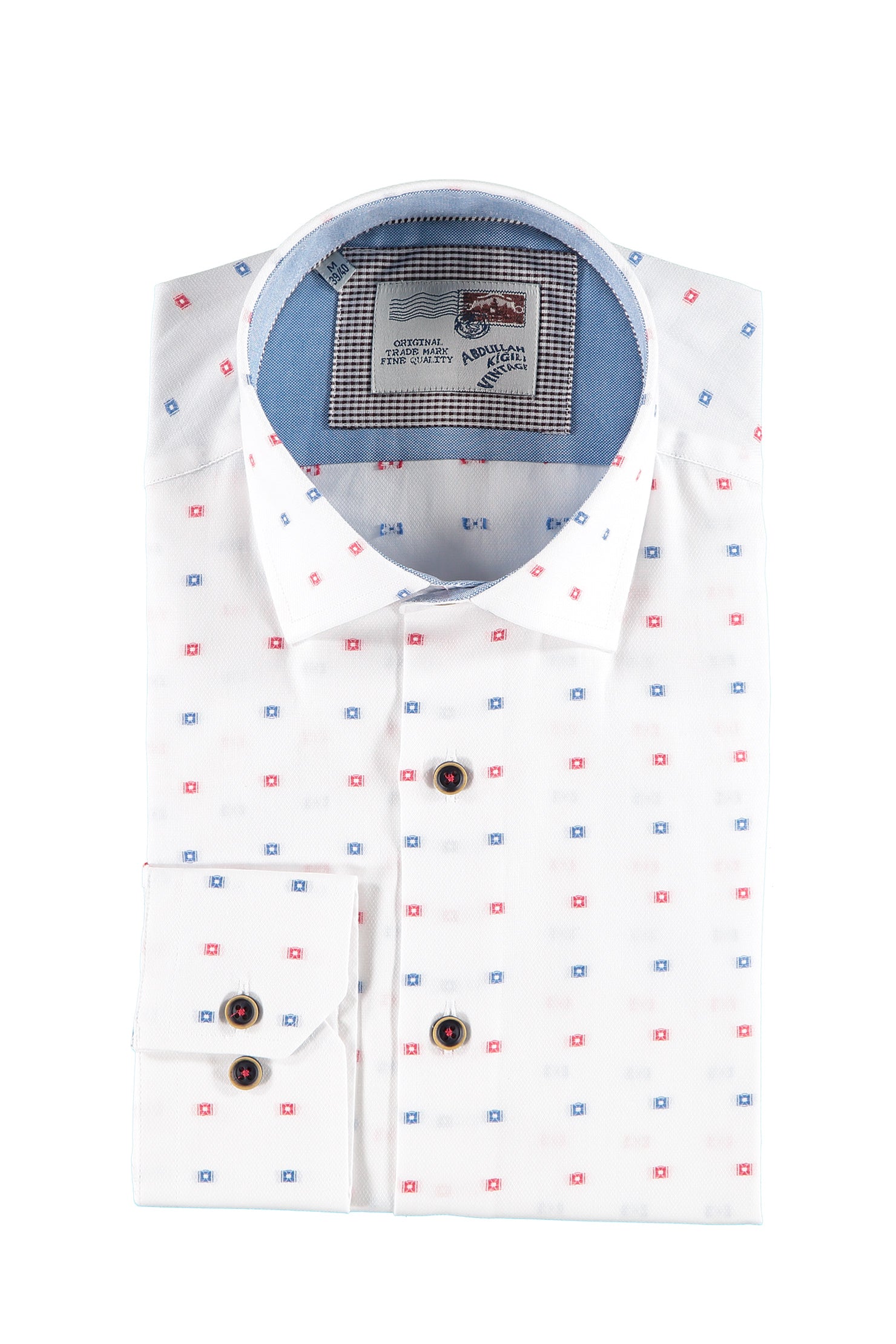 Beyaz AK KZ TASARIM DESENLİ GÖM