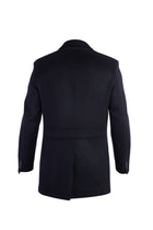 Lacivert Slim Fit Dar Kesim Ka?mir Kaban-Abdullah Ki??l?