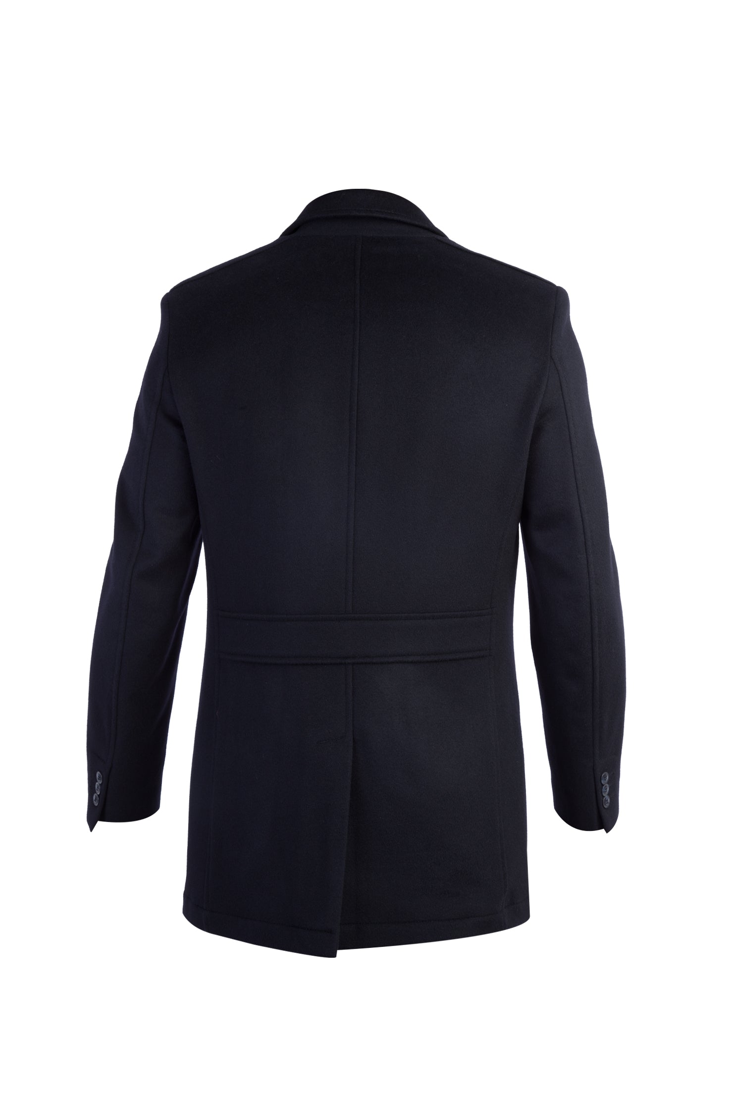 Lacivert Slim Fit Dar Kesim Ka?mir Kaban-Abdullah Ki??l?