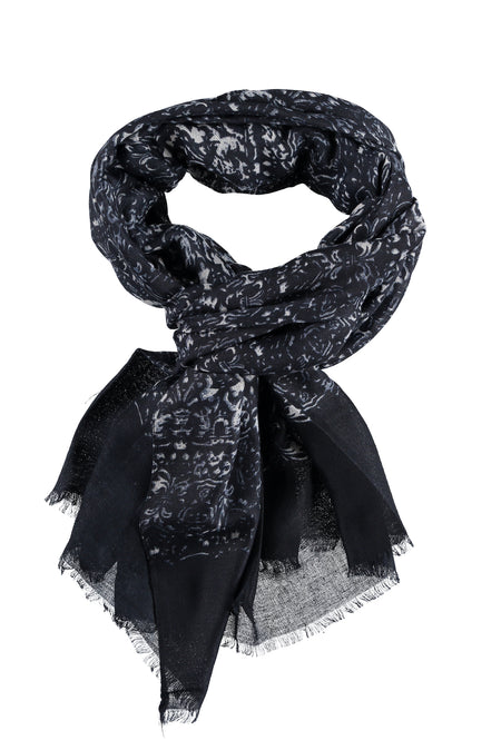 Lacivert Desenli Atkı