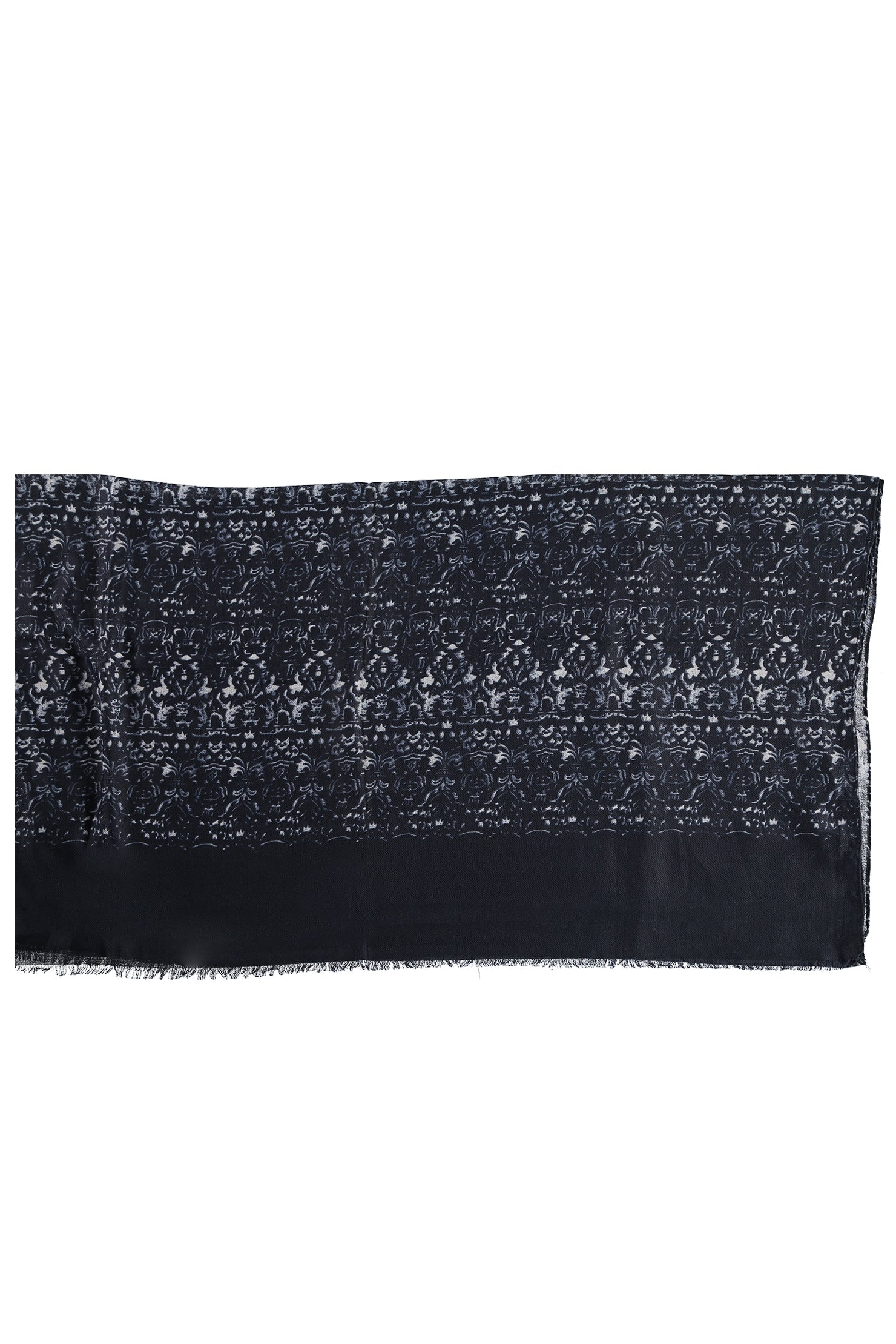 Lacivert Desenli Atkı