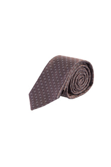 Haki İtalyan Desenli Kravat