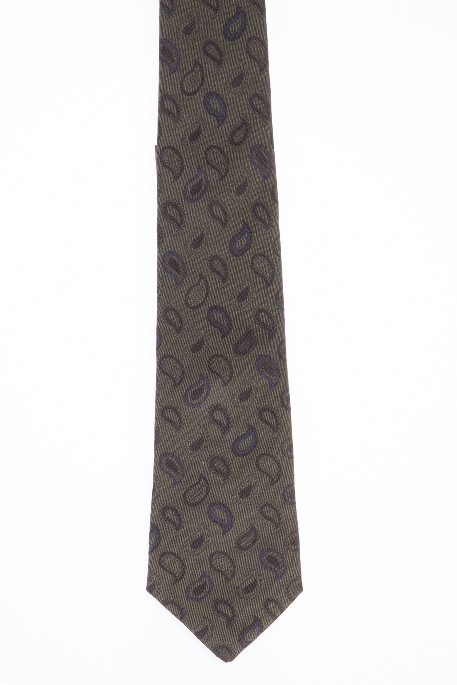 Açık Yeşil İtalyan Desenli Kravat