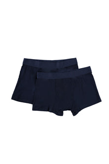Lacivert 2'li Bambu Boxer