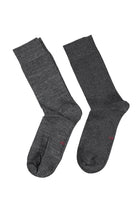 Antrasit 2'li Desenli Çorap Seti