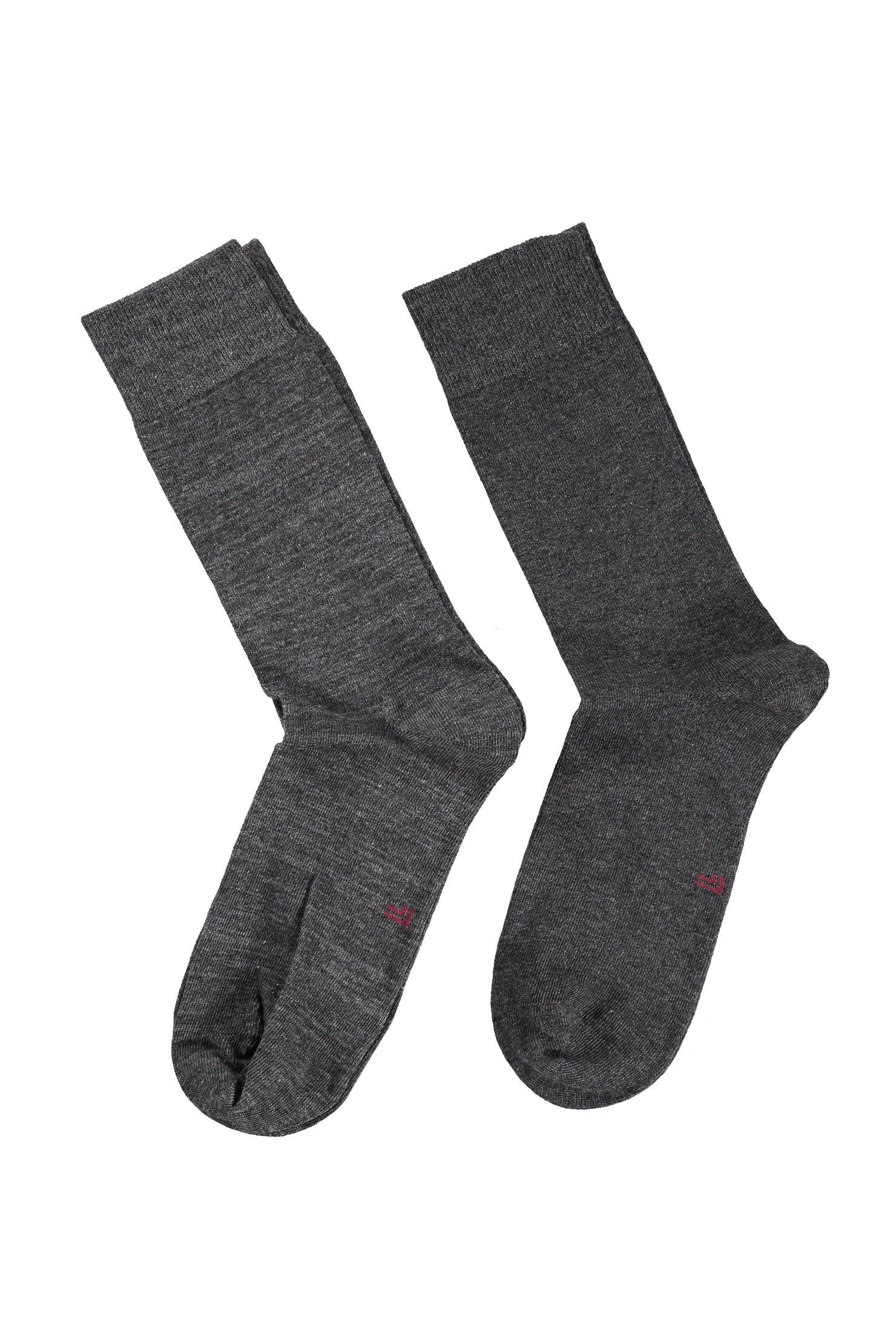 Antrasit 2'li Desenli Çorap Seti