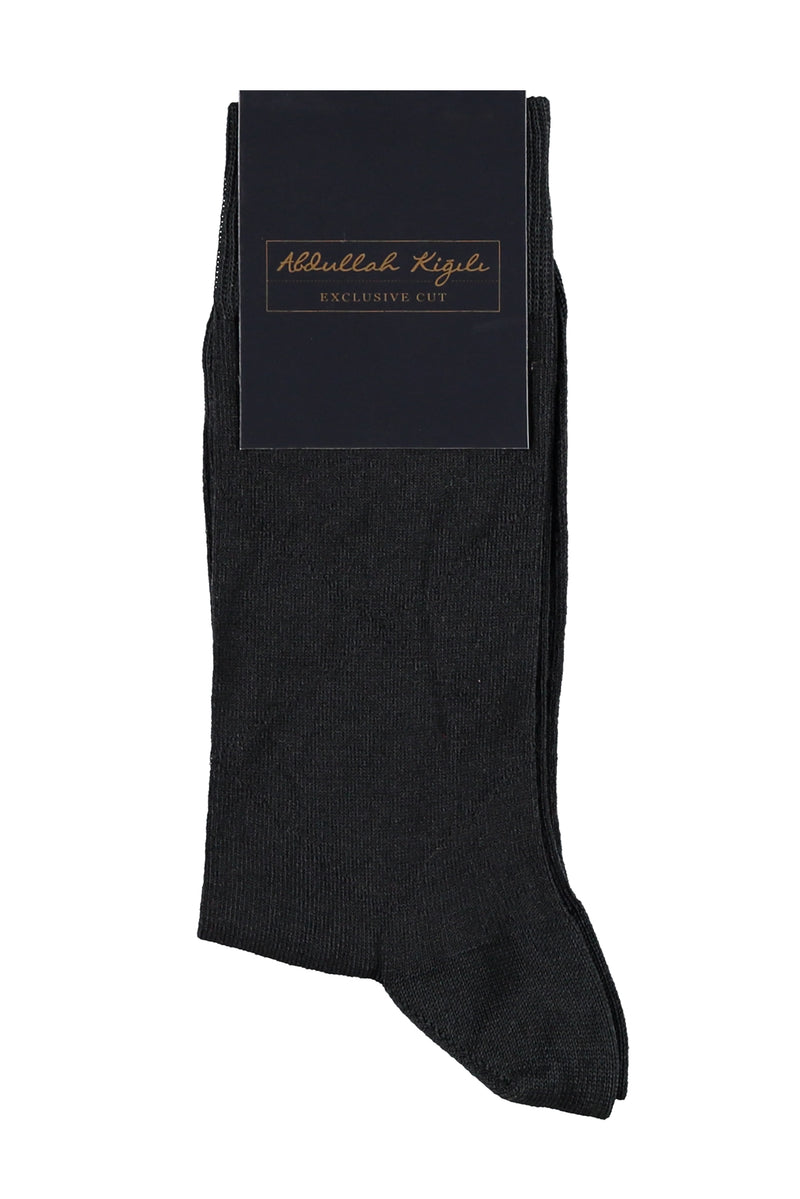 Antrasit Desenli Merserize Çorap