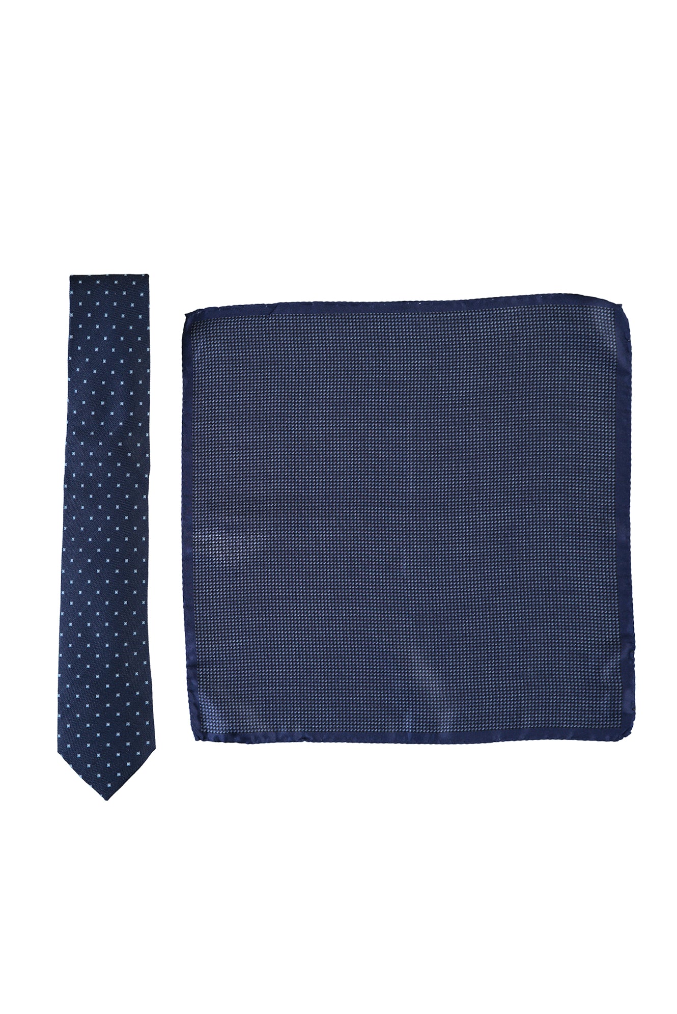 Renksiz 3'lü Kravat Mendil Kol Düğmesi Seti