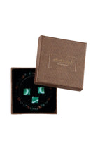 Koyu Yesil 3'lü Bileklik & Kol Düğmesi & Yaka İğnesi Seti