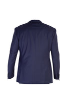 Lacivert 7 Drop Slim Fit Dar Kesim Sivri Yaka Yünlü Smokin & Damatl?k-Abdullah Ki??l?