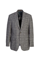 Koyu Yesil İtalyan Regular Fit Yünlü Desenli Ceket