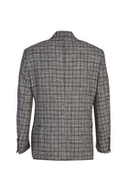 Koyu Yesil İtalyan Regular Fit Yünlü Desenli Ceket