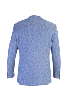 Mavi İtalyan Kuşgözü Pamuk Ceket