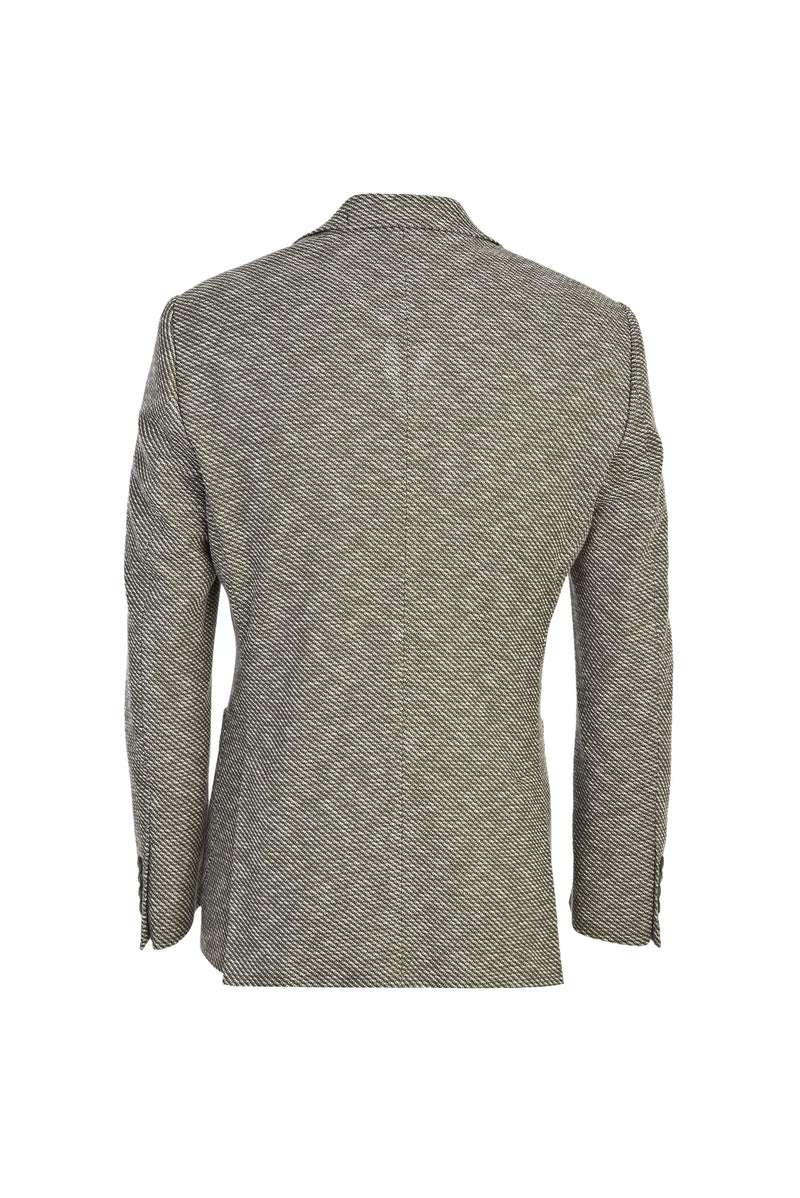 Koyu Yesil İtalyan Kuşgözü Pamuk Ceket