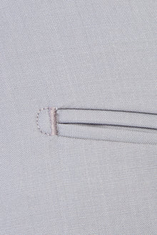 Açık Gri Regular Fit Yün Klasik Kumaş Pantolon