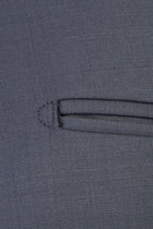 Orta Füme 7 Drop Slim Fit Dar Kesim Yün Klasik Kuma? Pantolon-Abdullah Ki??l?