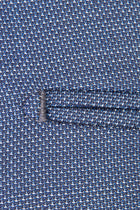 Açık Mavi Slim Fit Dar Kesim Kuşgözü Klasik Kumaş Pantolon