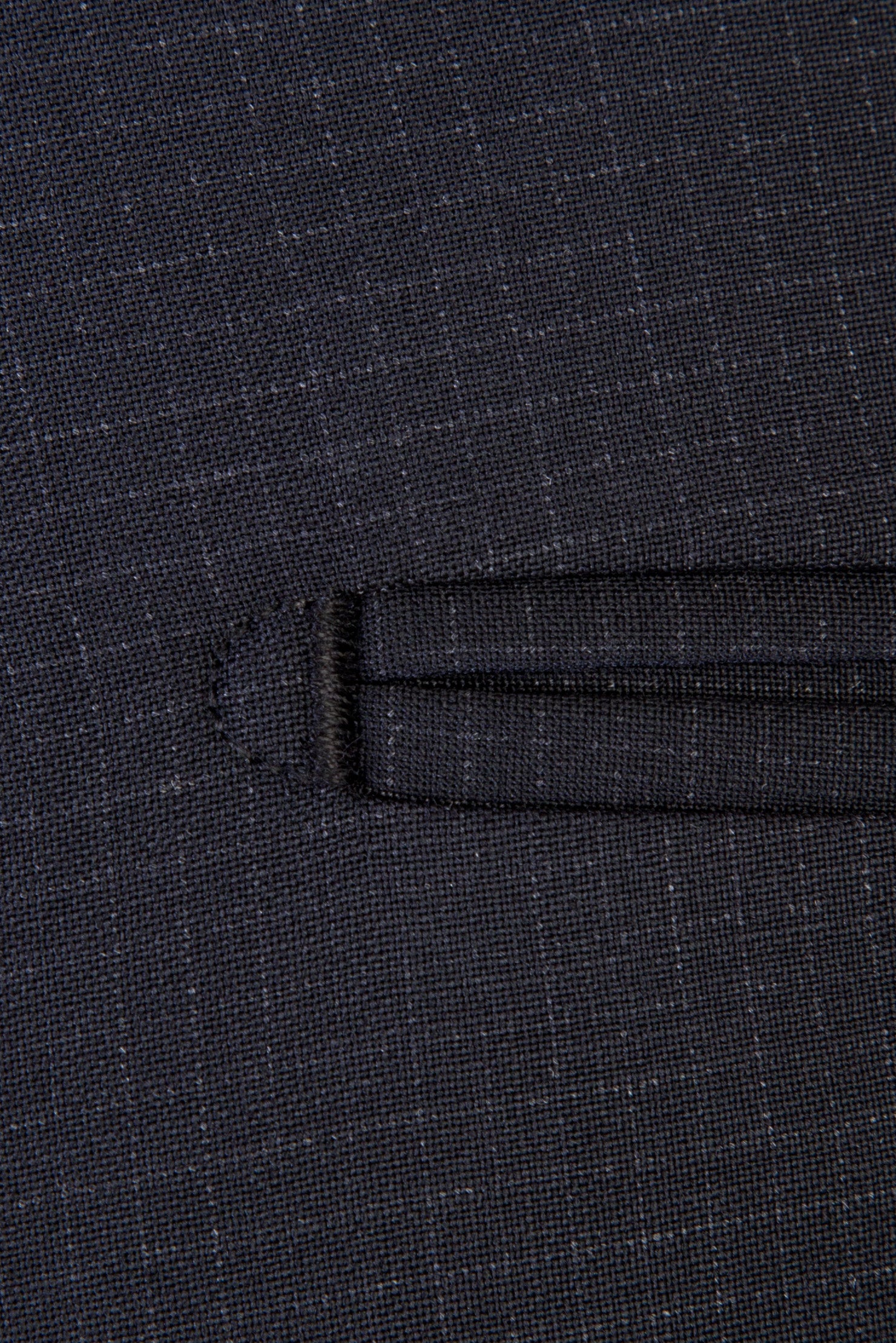 Siyah Slim Fit Dar Kesim Kareli Klasik Kumaş Pantolon