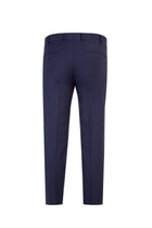 Lacivert 7 Drop Slim Fit Dar Kesim Klasik Kuma? Pantolon-Abdullah Ki??l?
