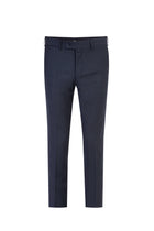 Petrol Slim Fit Dar Kesim Yünlü Klasik Kumaş Pantolon