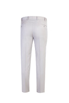 Açık Gri Slim Fit Dar Kesim Yünlü Klasik Kumaş Pantolon