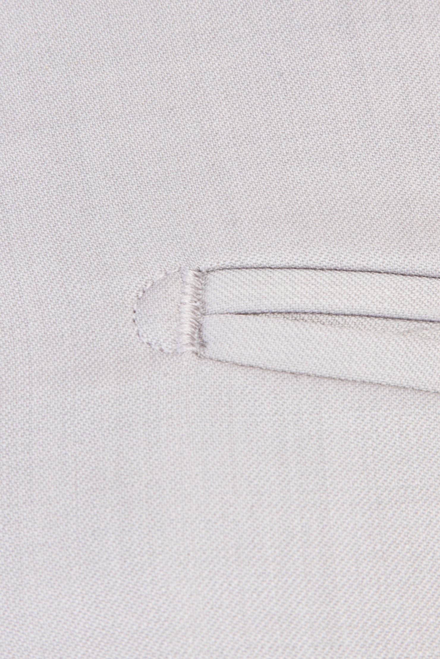 Açık Gri Slim Fit Dar Kesim Yünlü Klasik Kumaş Pantolon