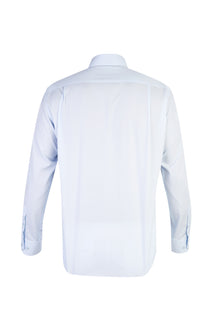 Açık Mavi Uzun Kol Easy Care Pamuk Gömlek