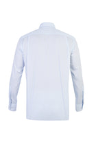 Açık Mavi Uzun Kol Kolay Ütülenebilir Klasik Pamuk Gömlek