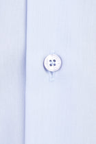 Açık Mavi Uzun Kol Kolay Ütülenebilir Klasik Pamuk Gömlek