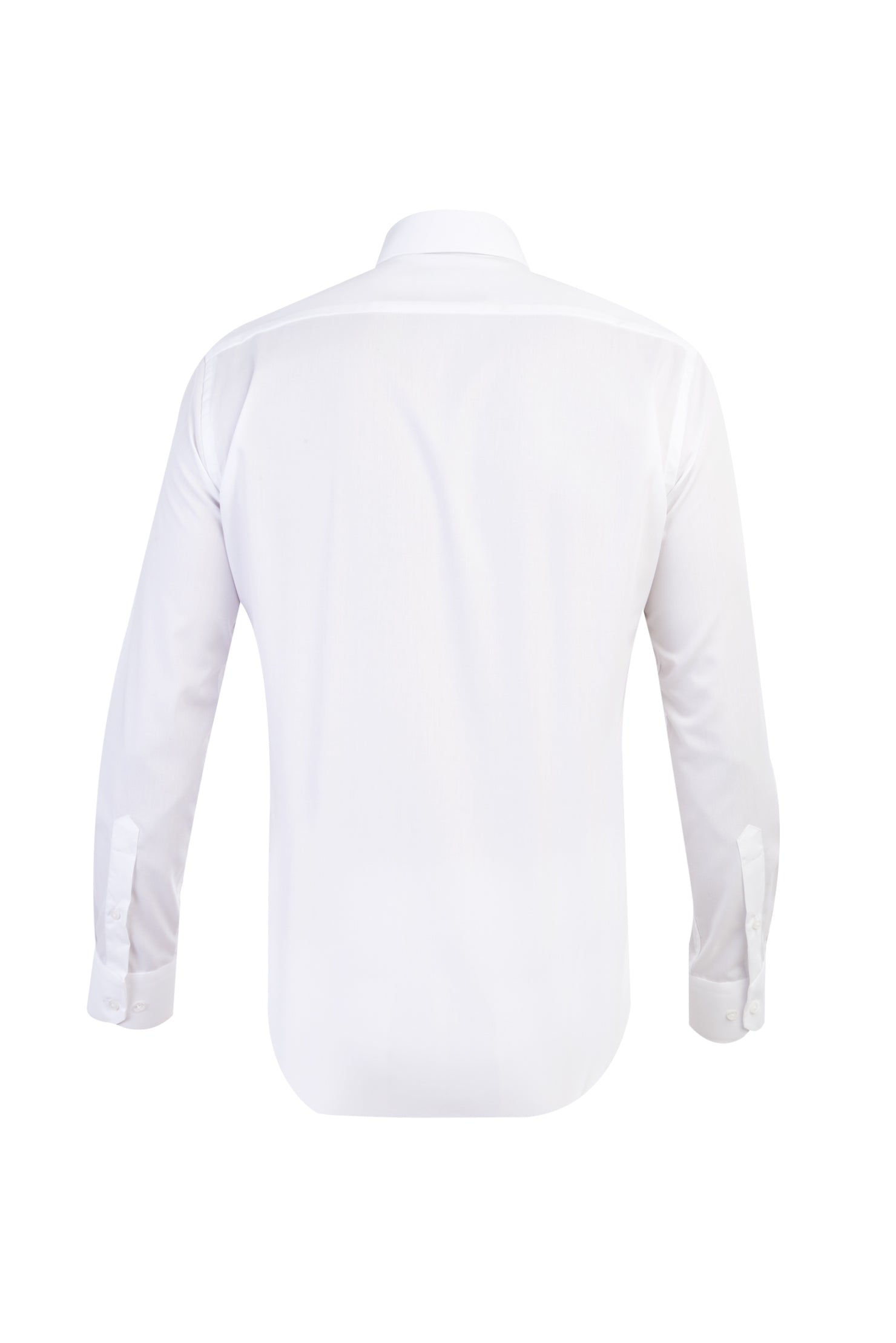 Beyaz Uzun Kol Kolay Ütülenebilir Klasik Pamuk Gömlek