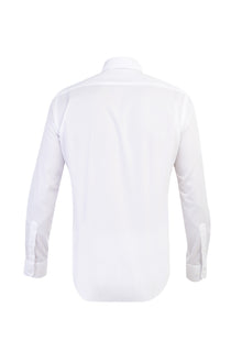 Beyaz Uzun Kol Kolay Ütülenebilir Klasik Pamuk Gömlek