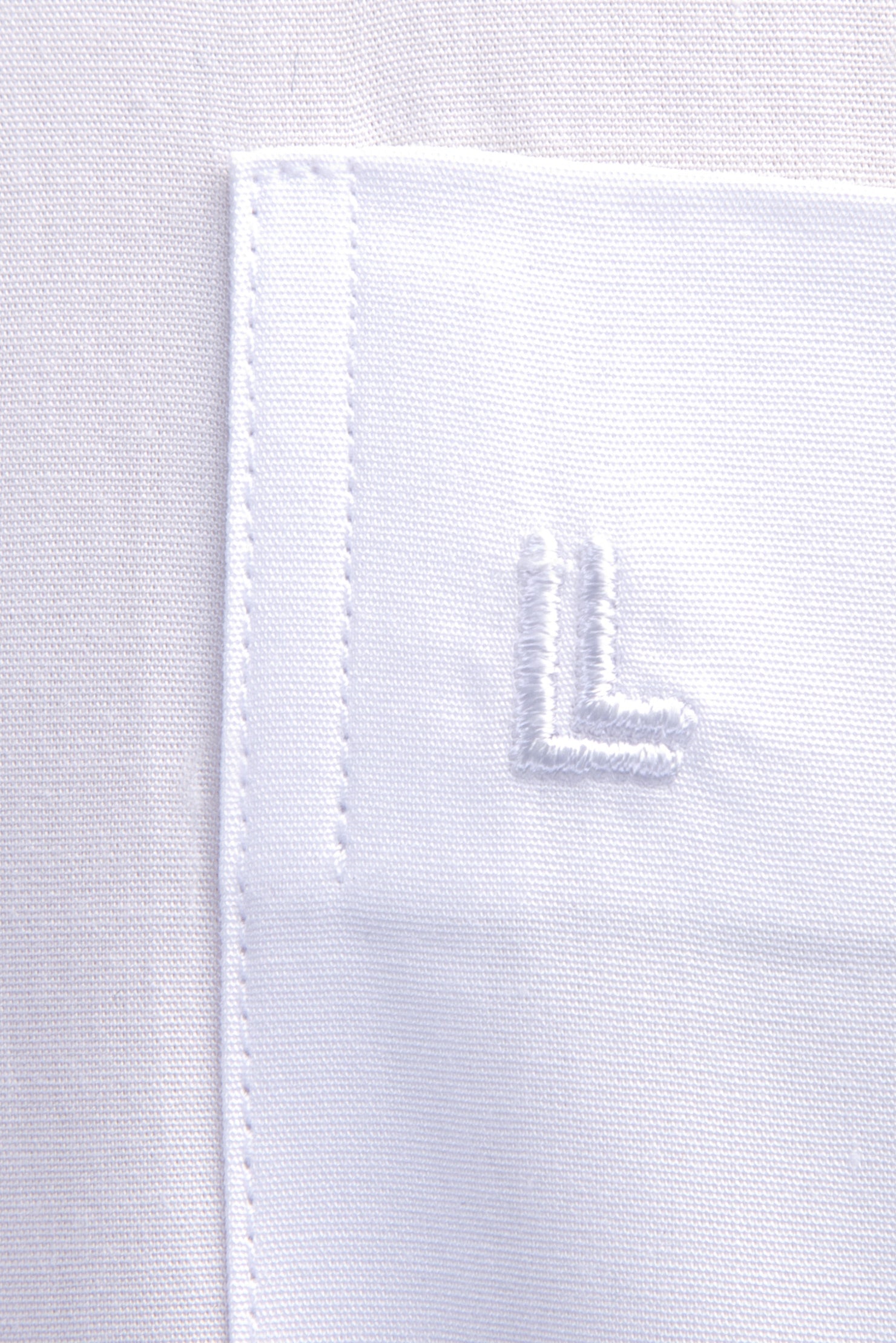 Beyaz Uzun Kol Bambu Klasik Gömlek