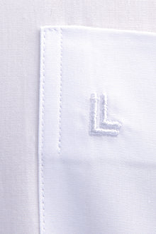 Beyaz Uzun Kol Bambu Klasik Gömlek