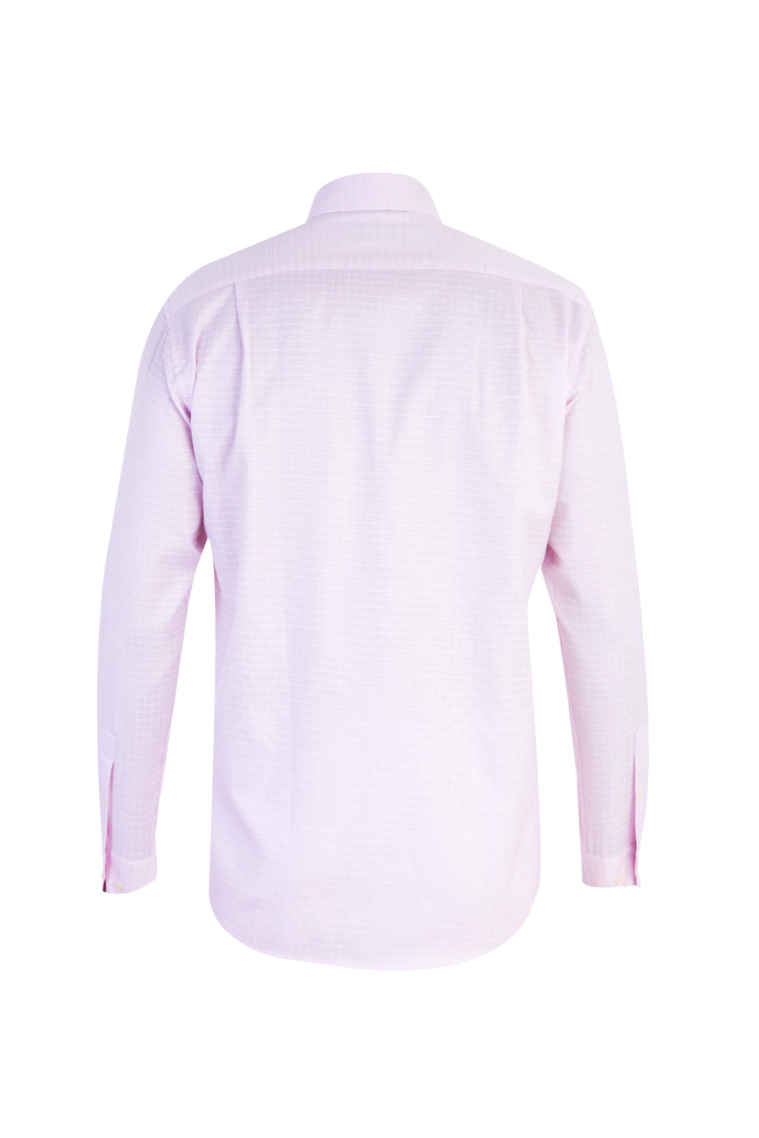 Pembe ?talyan Uzun Kol Regular Fit Kareli Gömlek-Abdullah Ki??l?