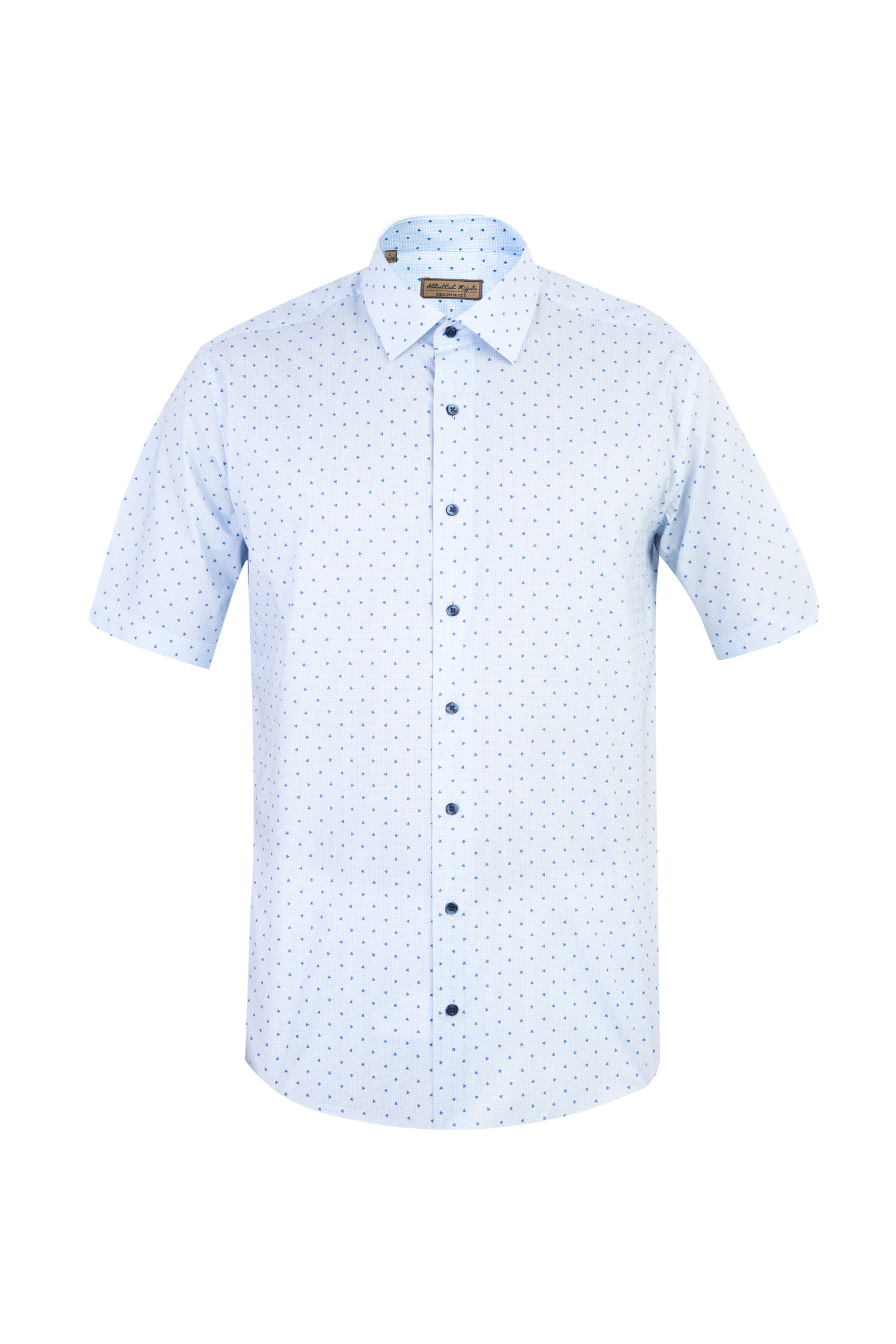 Açık Mavi Mn Desenli K.Kol Klsk Göm