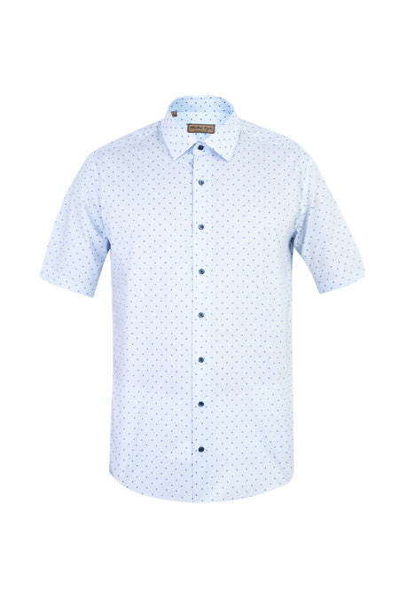 Açık Mavi Mn Desenli K.Kol Klsk Göm