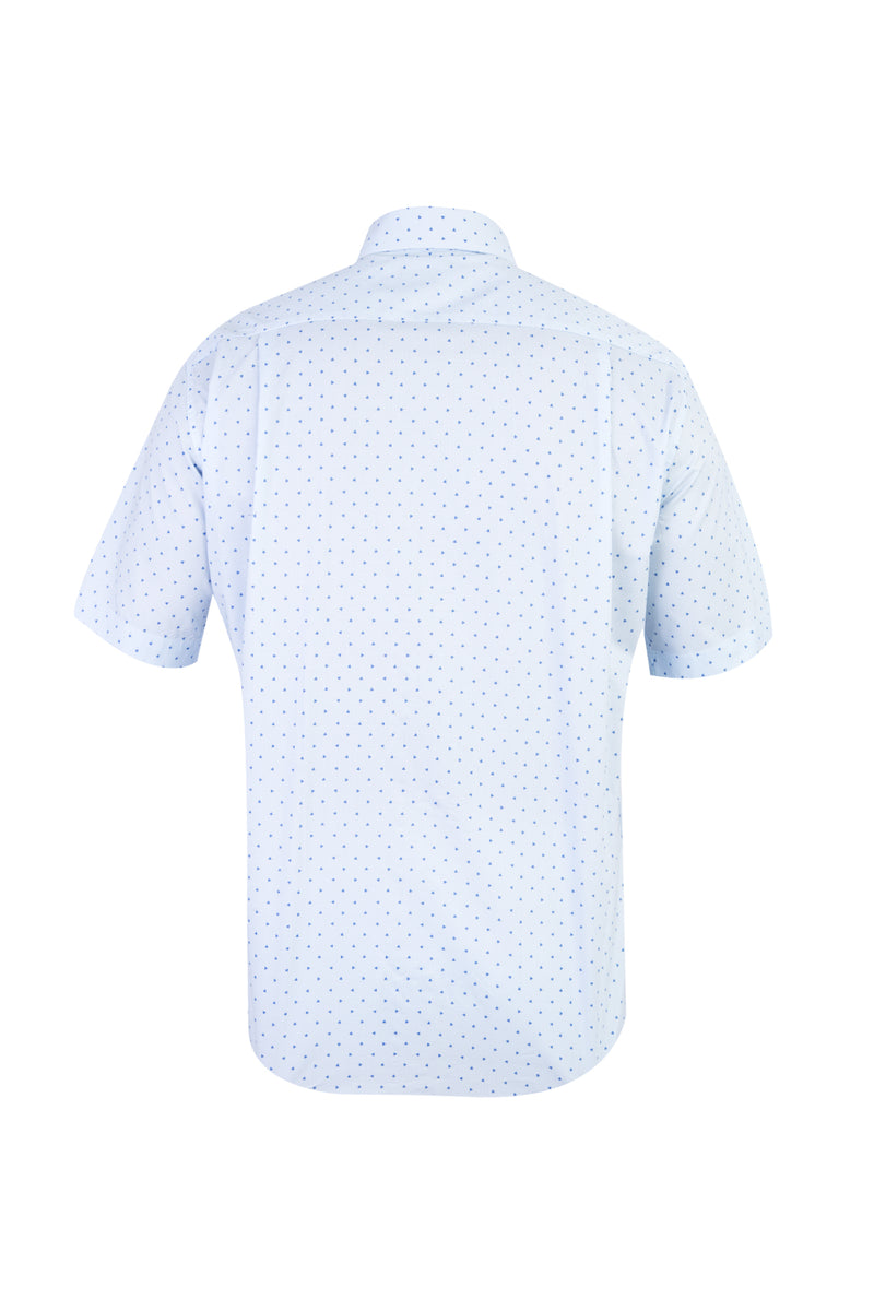 Açık Mavi Mn Desenli K.Kol Klsk Göm