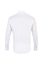 Beyaz Uzun Kol Easy Care Slim Fit Dar Kesim Pamuk Gömlek