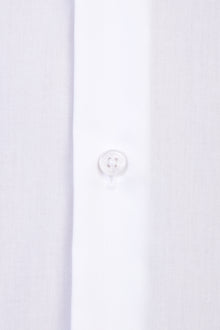 Beyaz Uzun Kol Easy Care Slim Fit Dar Kesim Pamuk Gömlek